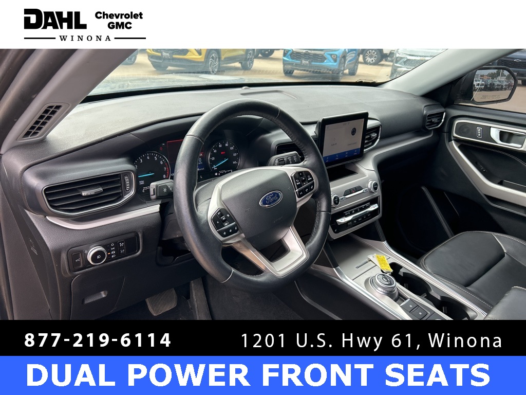 Used 2023 Ford Explorer XLT with VIN 1FMSK8DH8PGA61076 for sale in Winona, Minnesota