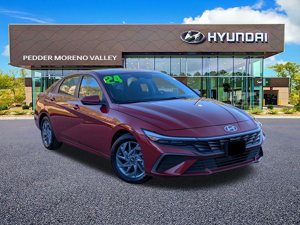 Certified 2024 Hyundai Elantra SEL with VIN KMHLM4DG8RU753843 for sale in Moreno Valley, CA