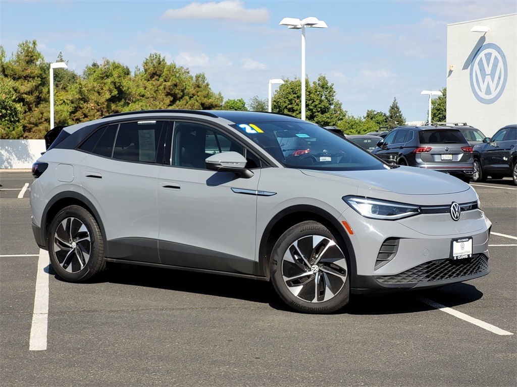 Used 2021 Volkswagen ID.4 PRO S with VIN WVGTMPE27MP047443 for sale in Clovis, CA