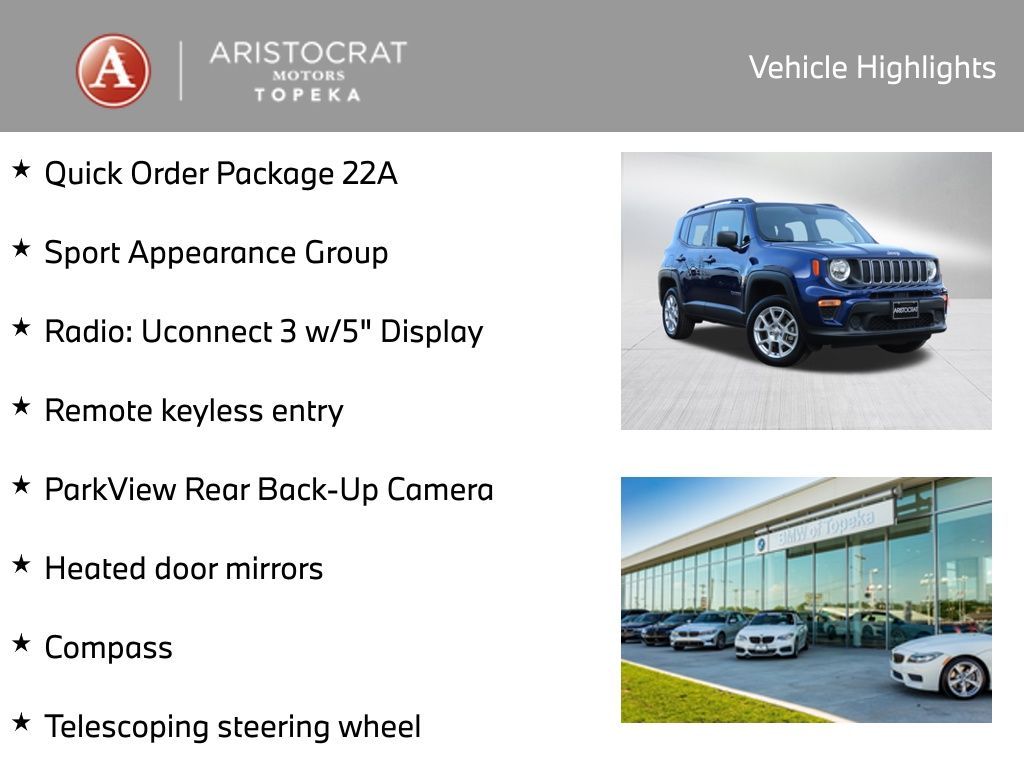 Used 2019 Jeep Renegade Sport with VIN ZACNJBA18KPK31387 for sale in Kansas City