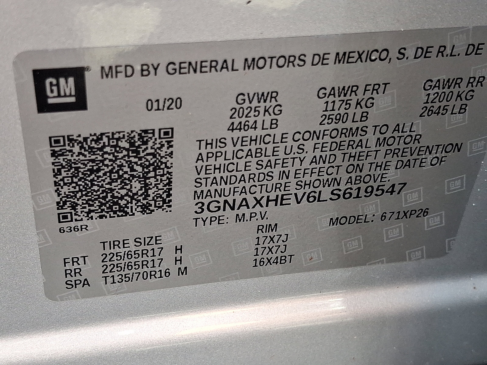 2020 Chevrolet Equinox LS photo 24