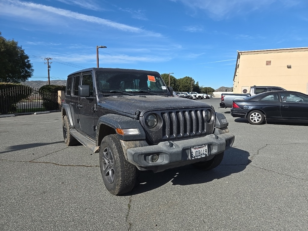Used 2018 Gray Jeep Unlimited Sport S image 1