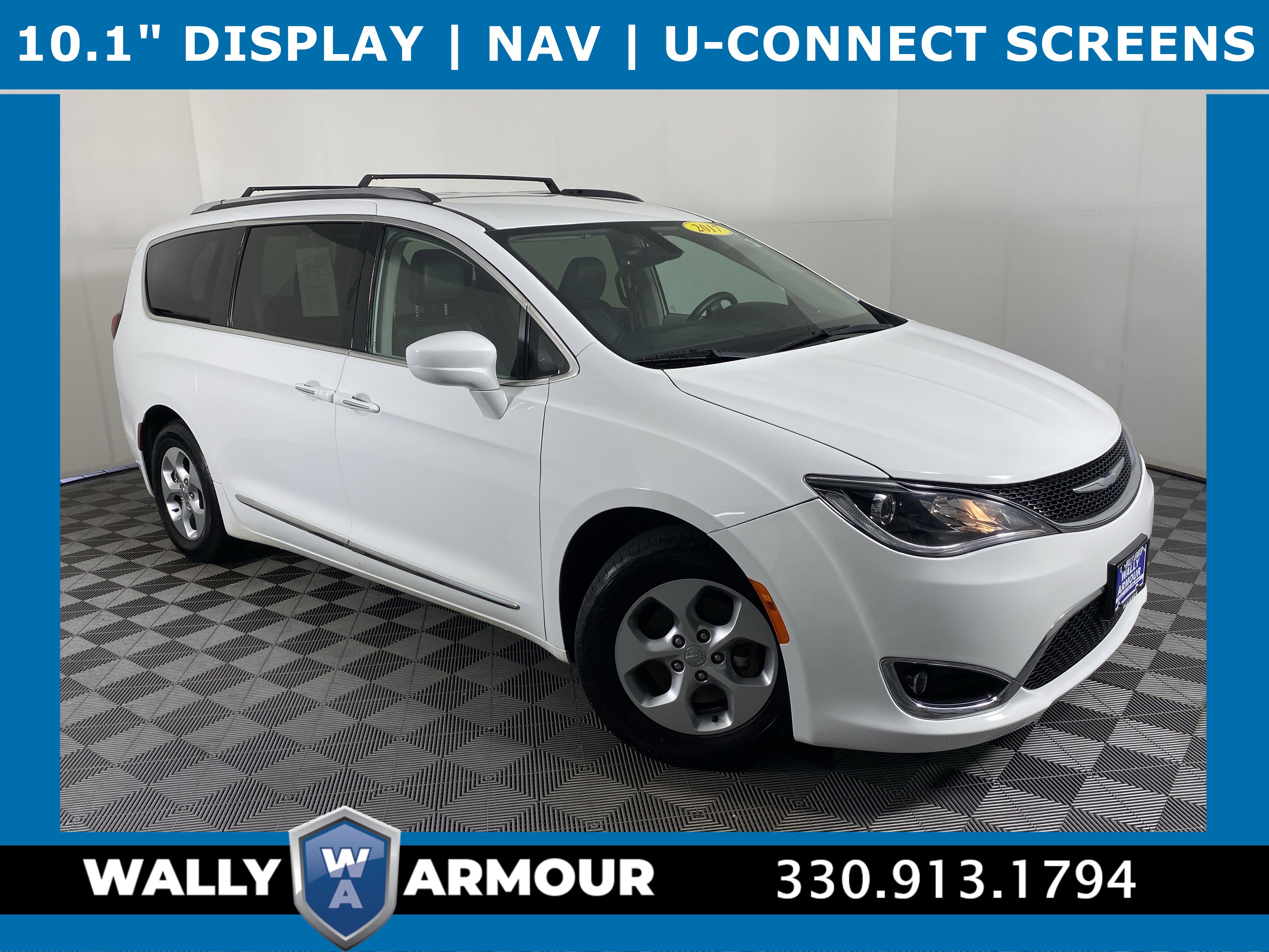 Used 2017 Bright White Clearcoat Chrysler Touring-L Plus image 1