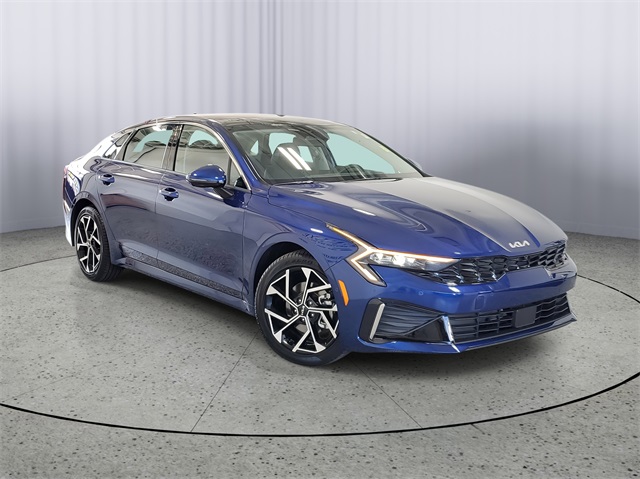 Certified Used 2025 Blue Kia EX image 1