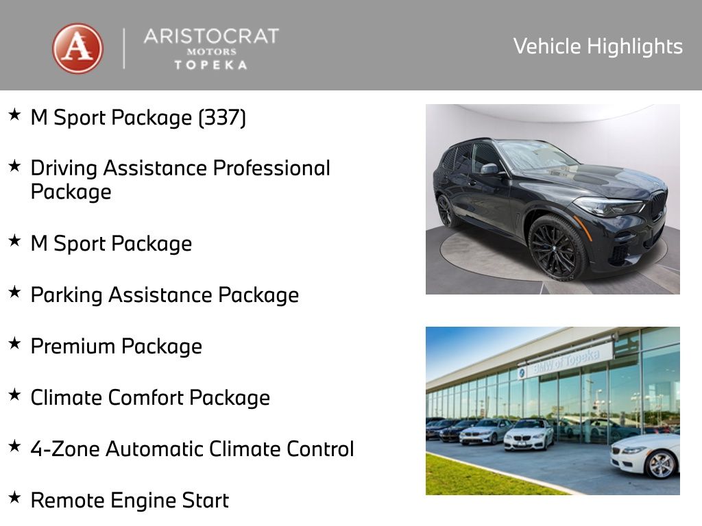 Used 2022 BMW X5 40i with VIN 5UXCR6C04N9N13027 for sale in Kansas City