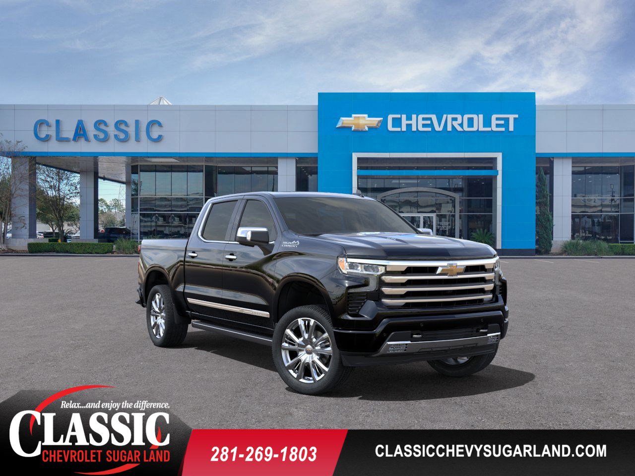 2025 Chevrolet Silverado 1500 High Country Black at Classic Elite Chevrolet Sugar Land