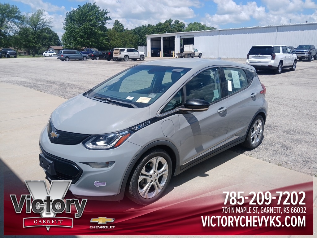 Used 2019 Chevrolet Bolt EV LT with VIN 1G1FY6S00K4100834 for sale in Kansas City