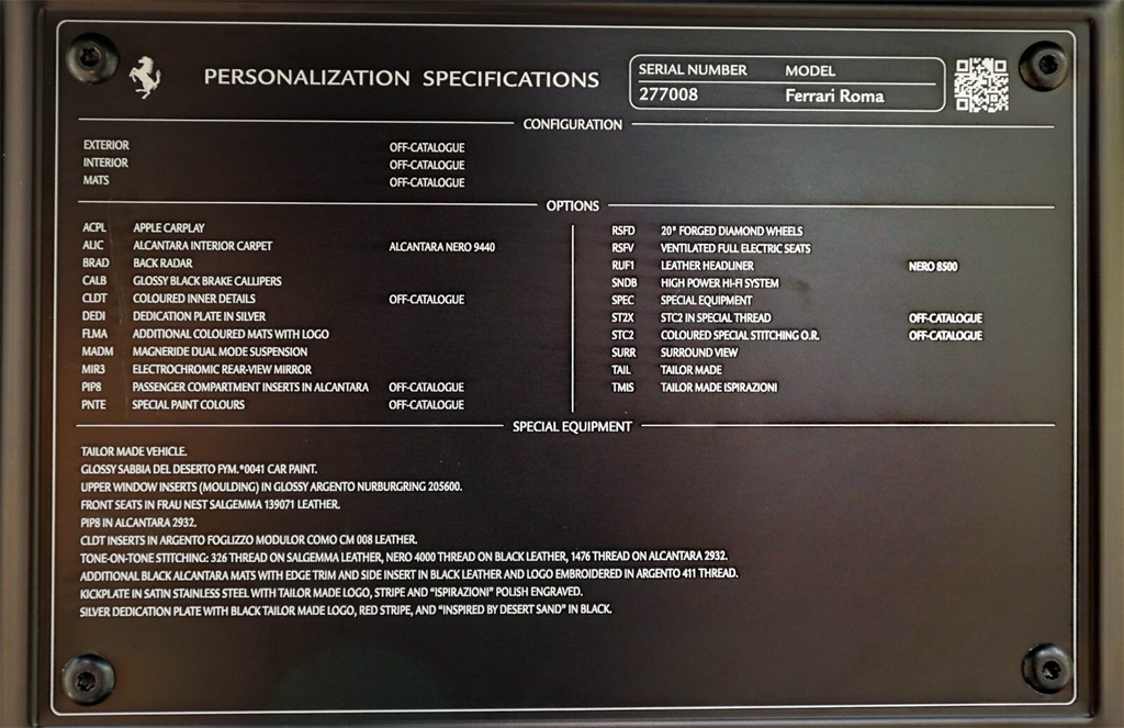 Certified Used 2022 Sabbia Del Deserto Ferrari Base image 41