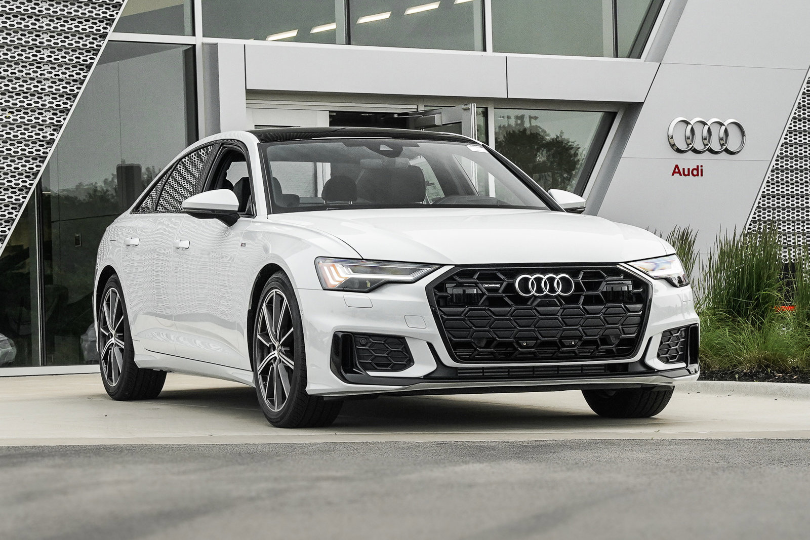 New 2025 Glacier White Metallic Audi Prestige image 1