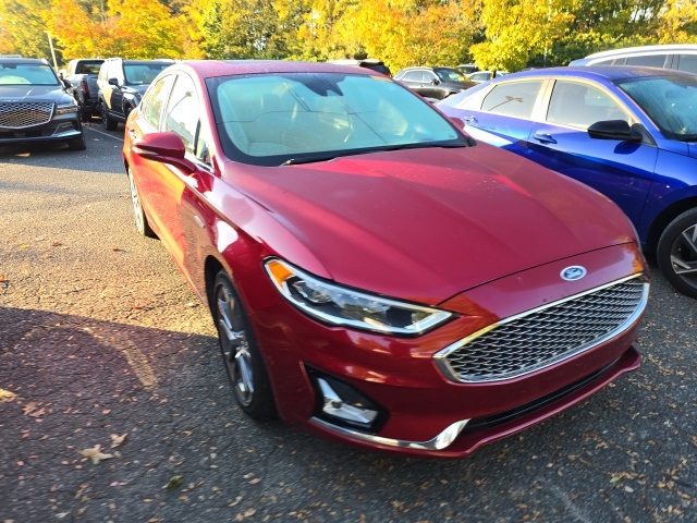 Used 2020 Ford Fusion Hybrid Titanium with VIN 3FA6P0RU7LR157045 for sale in Matthews, NC
