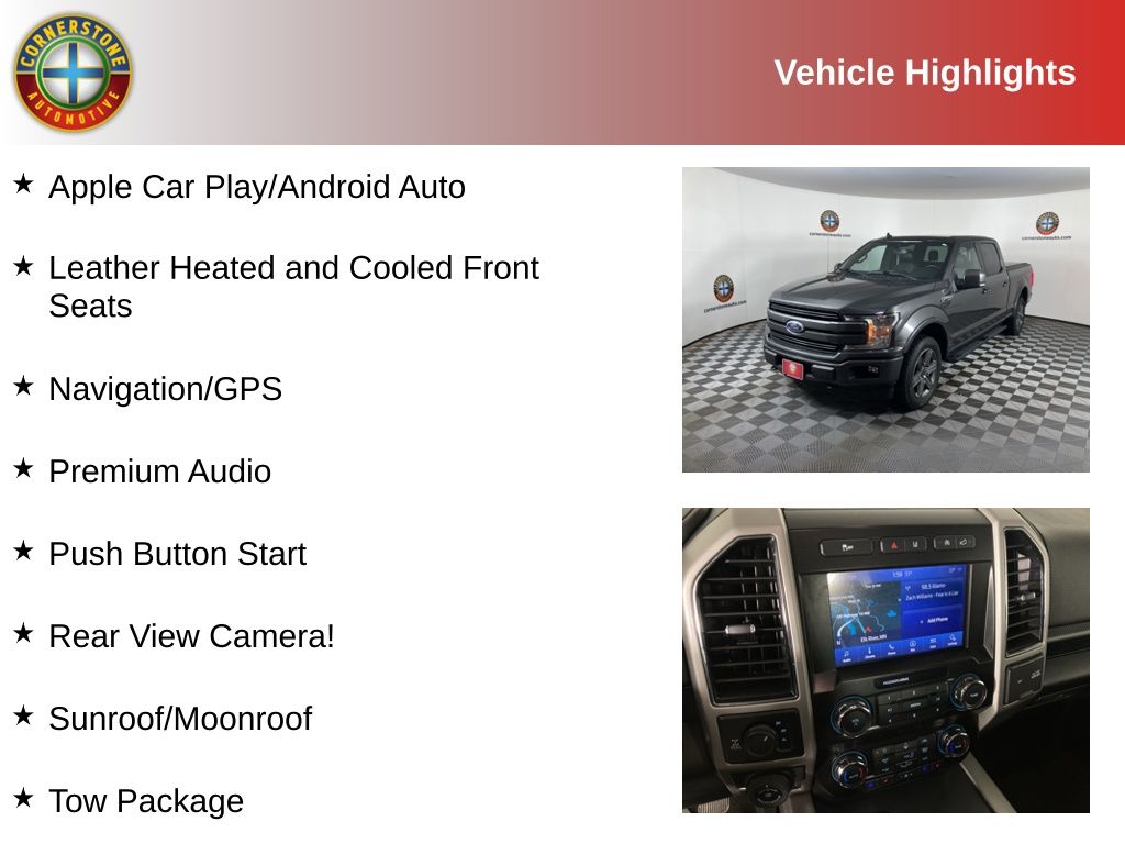 Used 2020 Ford F-150 Lariat with VIN 1FTFW1E53LKE79901 for sale in Elk River, Minnesota