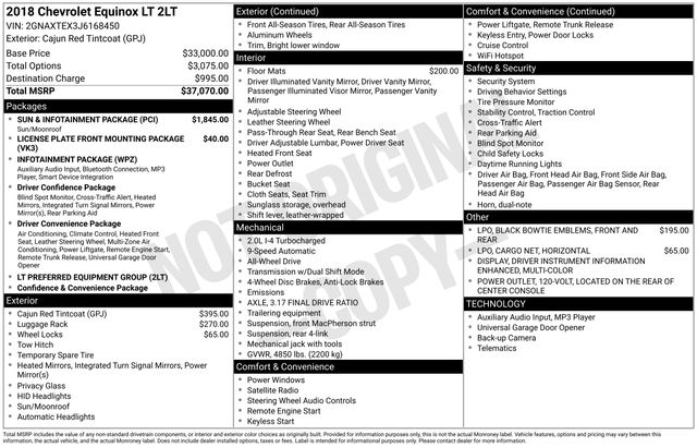 2018 Chevrolet Equinox LT