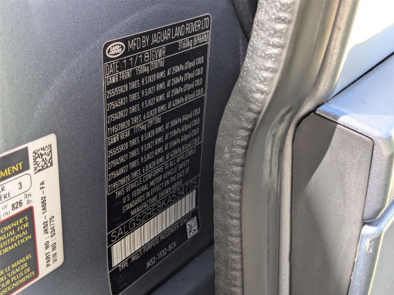 2019 Land Rover Range Rover photo 34
