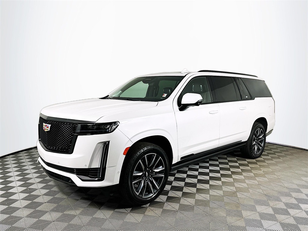 Used 2022 Crystal White Tricoat Cadillac Sport image 1