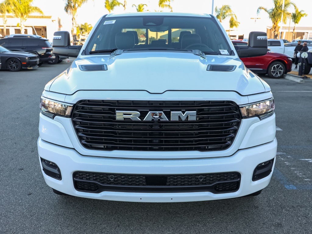 New 2026 Bright White Clear-Coat Exterior Paint RAM Laramie image 8