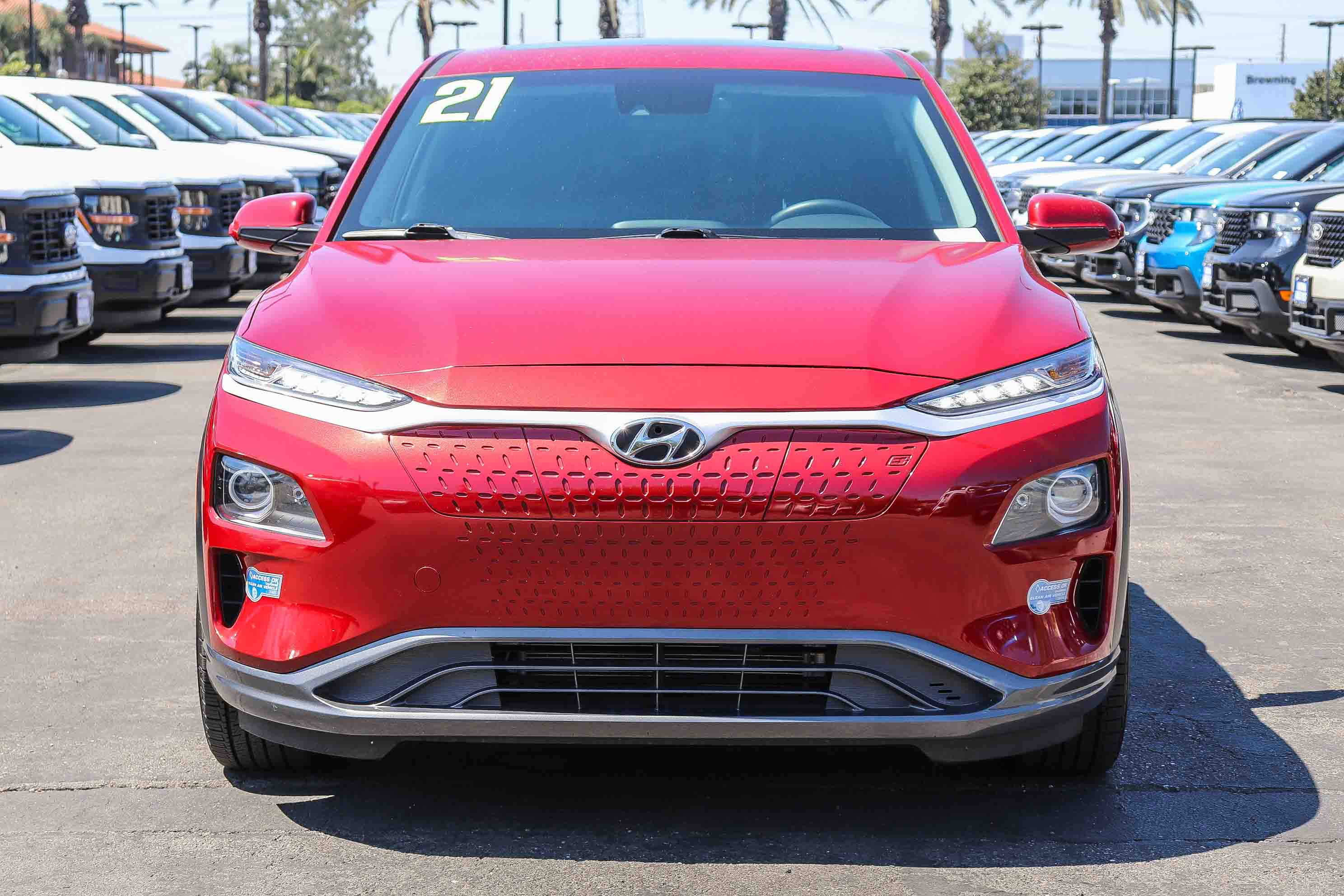 Used 2021 Hyundai Kona EV Limited with VIN KM8K33AG9MU123822 for sale in Cerritos, CA