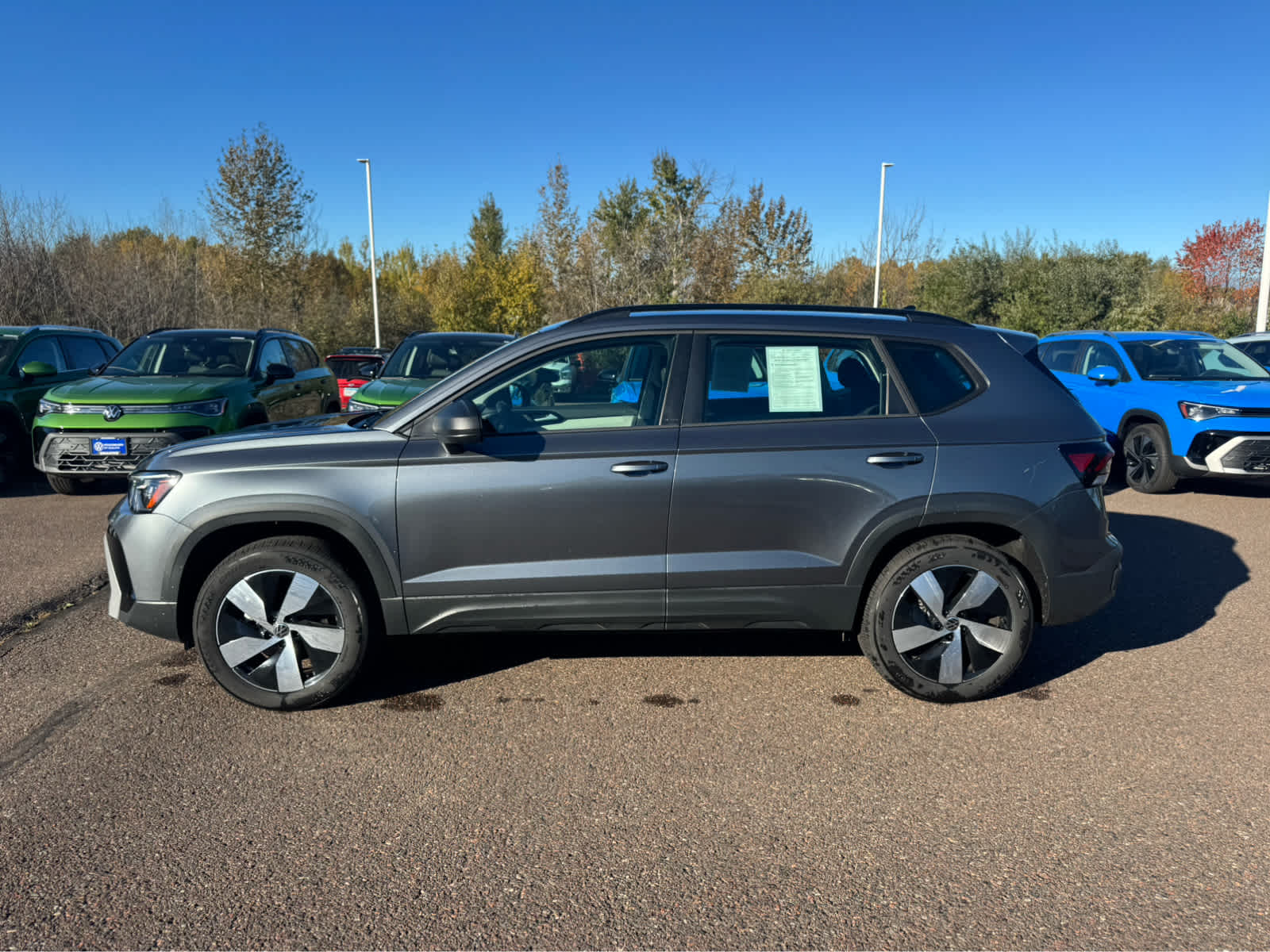 Certified 2025 Volkswagen Taos S with VIN 3VV8C7B28SM025957 for sale in Hermantown, Minnesota