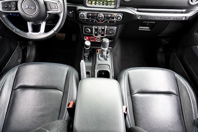 Used 2021 Black Jeep Unlimited Rubicon 4xe image 22
