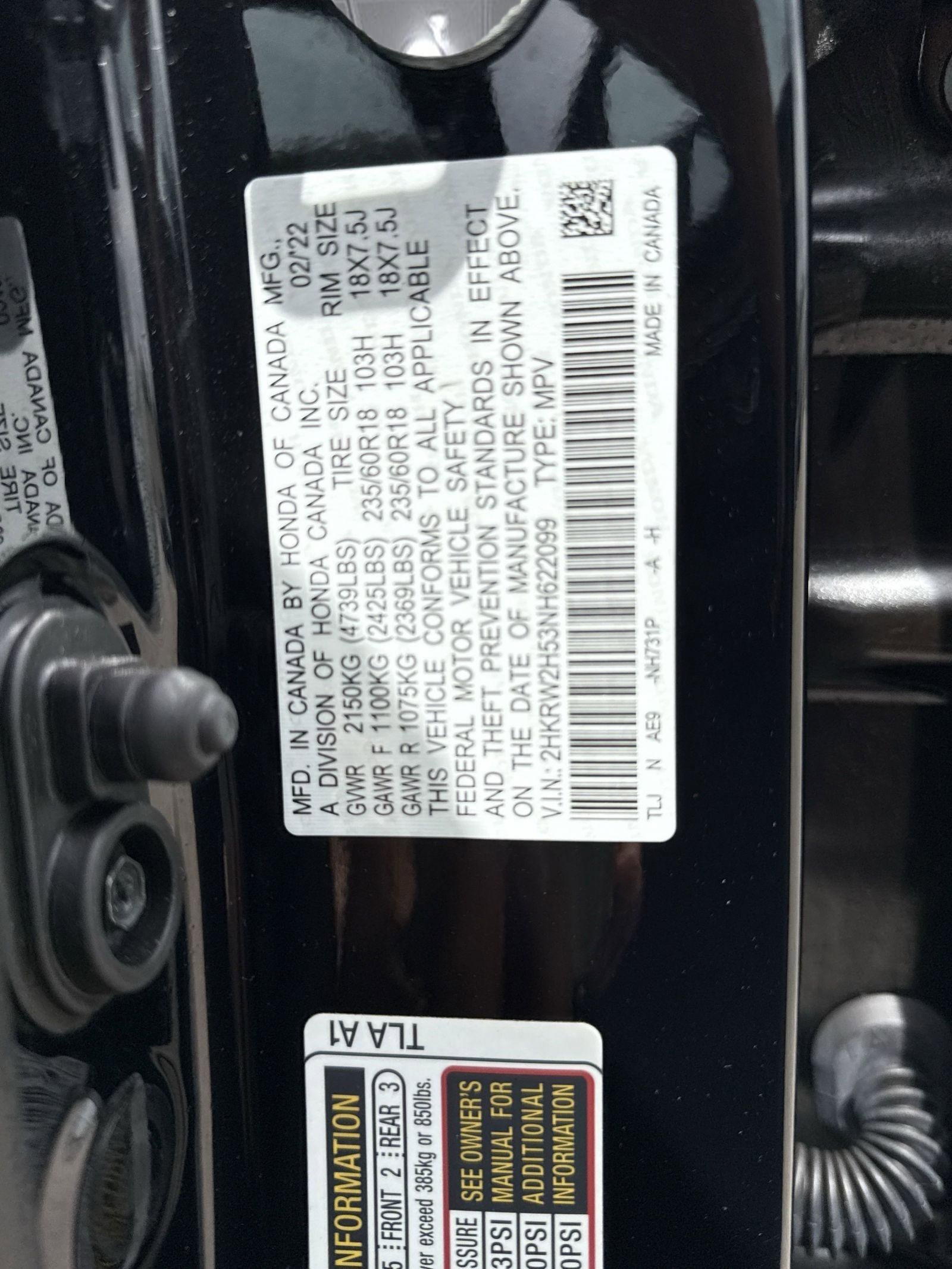 2022 Honda CR-V EX photo 24