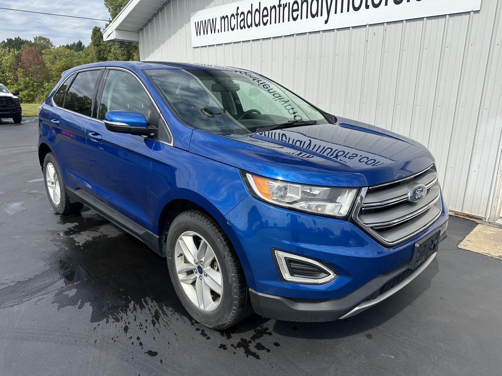 Used 2018 Ford Edge SEL with VIN 2FMPK4J98JBC40907 for sale in South Haven, MI