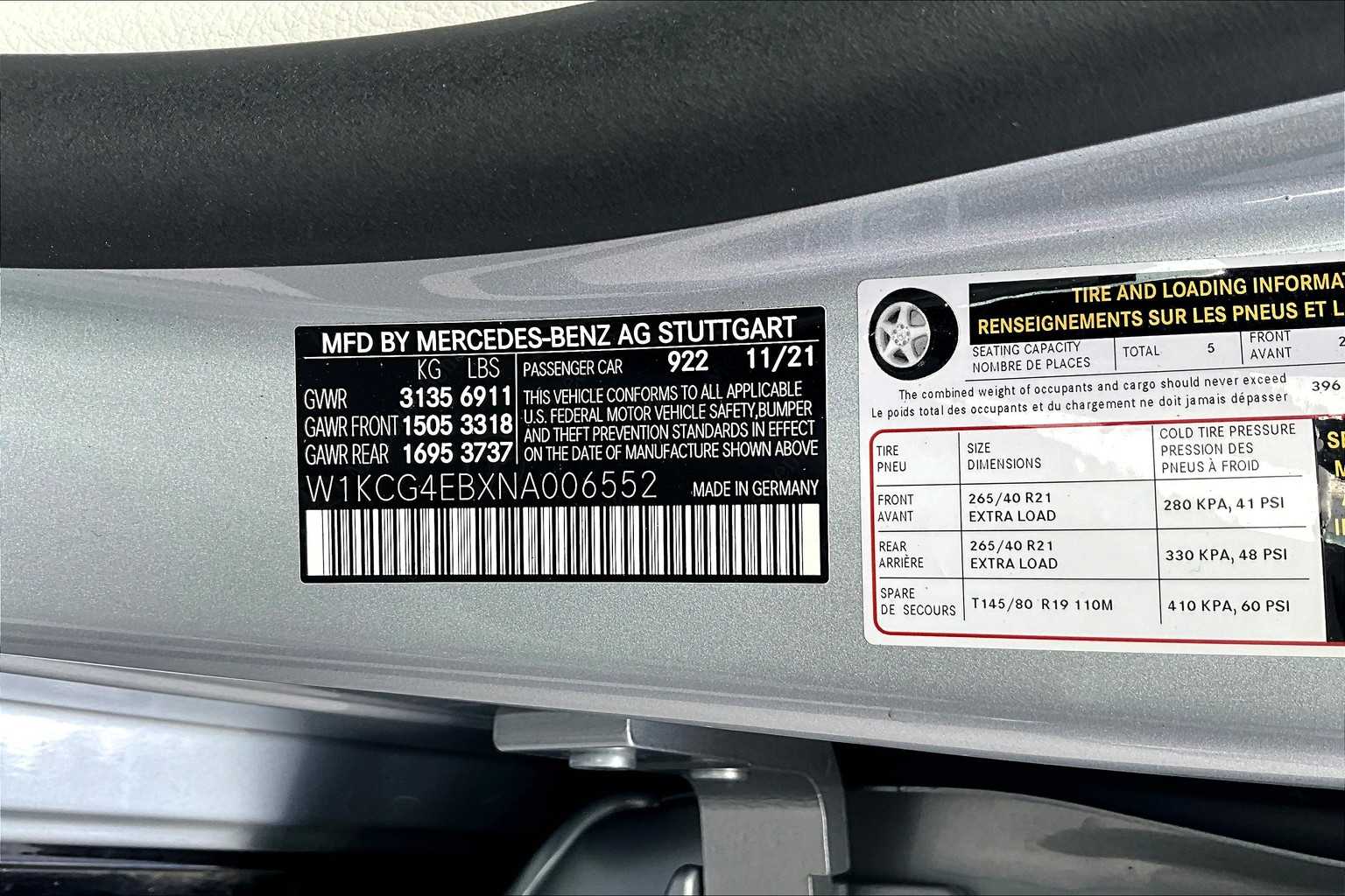 2022 Mercedes Benz EQS Sedan 580 4MATIC photo 32