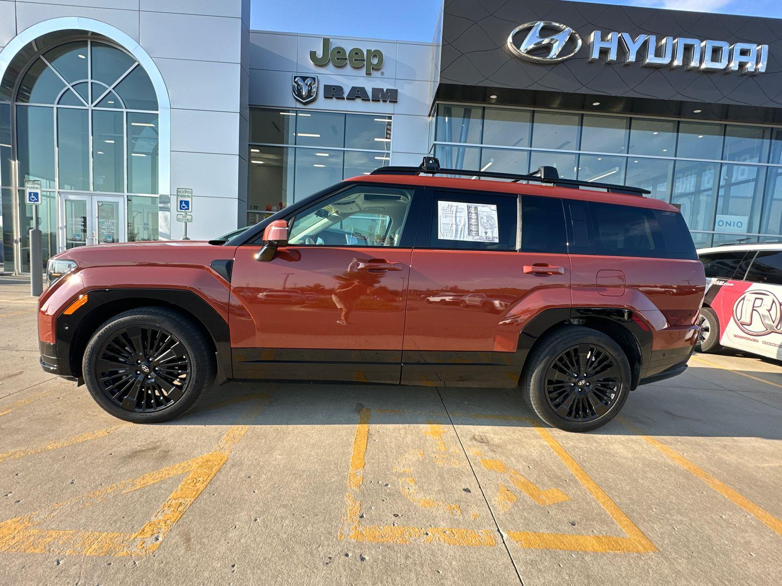 Certified 2025 Hyundai Santa Fe Calligraphy with VIN 5NMP5DG1XSH037971 for sale in Kansas City