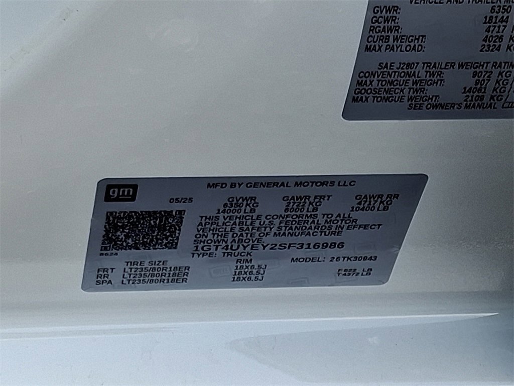 2025 Gmc Sierra 3500 HD Denali Ultimate photo 11