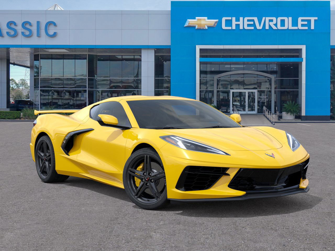 2026 Chevrolet Corvette Stingray 1LT Yellow at Classic Elite Chevrolet Hwy 6