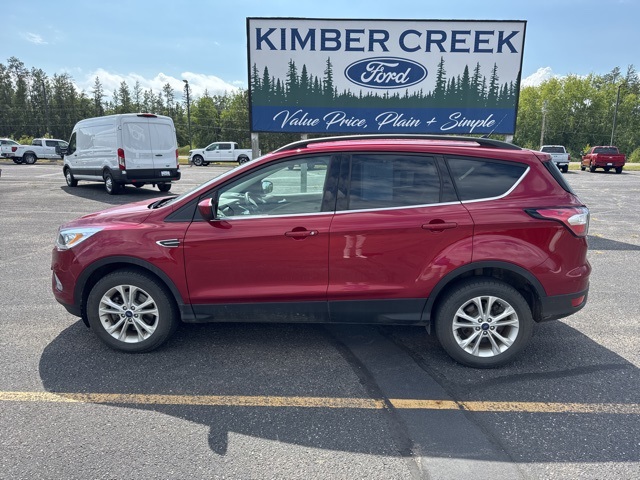 Used 2018 Ford Escape SEL with VIN 1FMCU9HD5JUD05156 for sale in Pine River, Minnesota