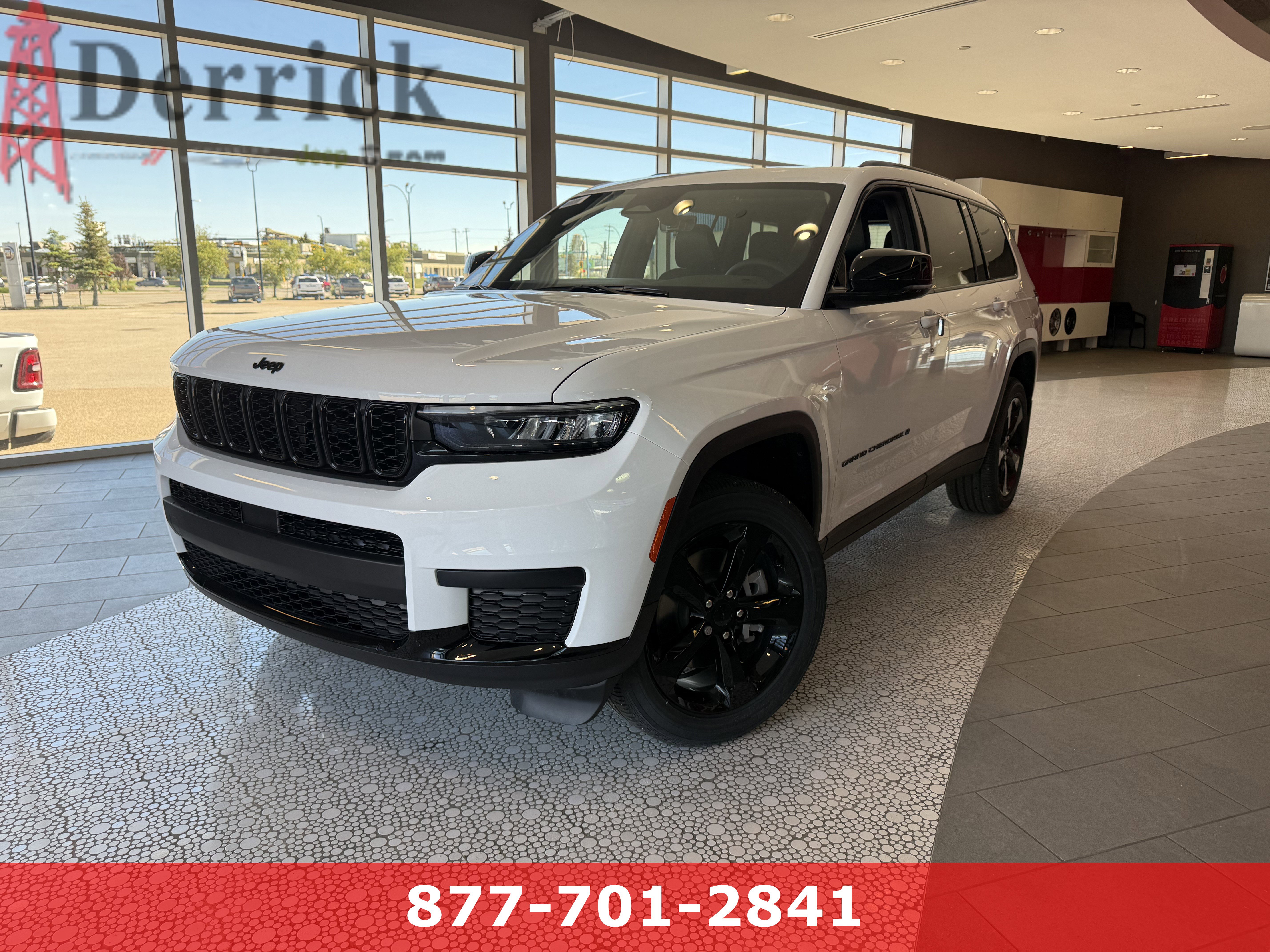 New 2025 Bright White Jeep Altitude image 1