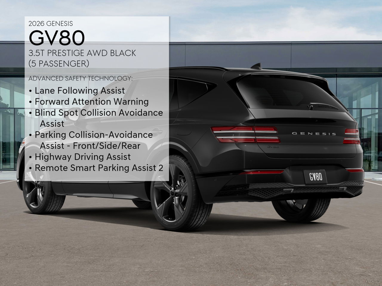 2026 Genesis GV80 3.5T Prestige photo 4