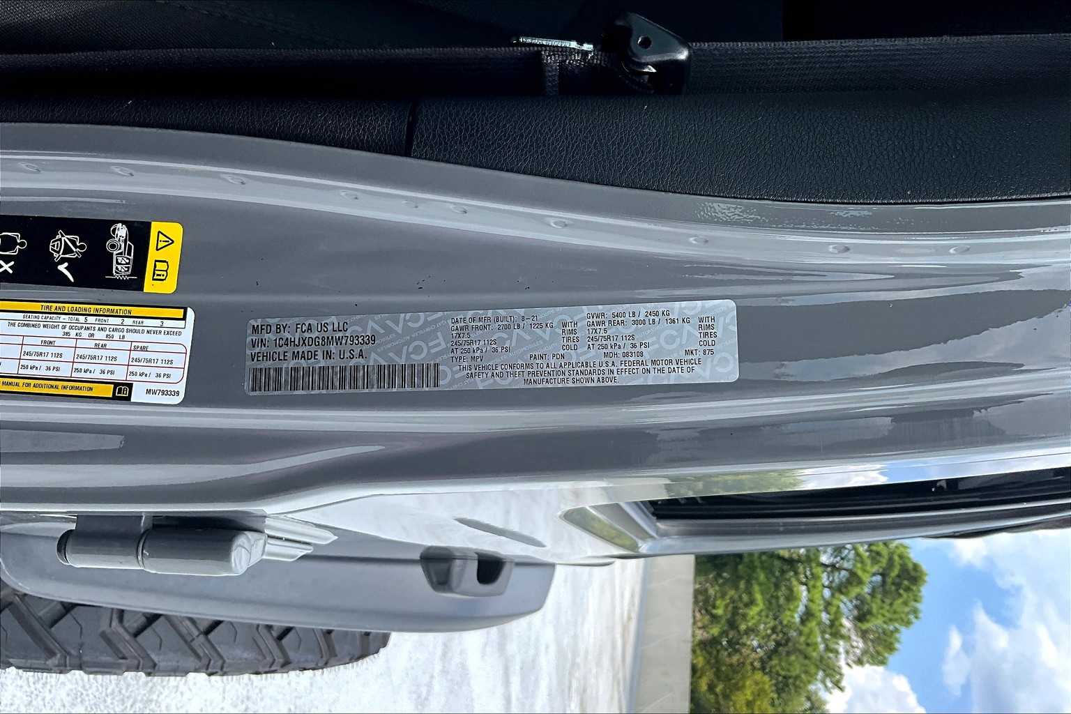 2021 Jeep Wrangler Unlimited Sport photo 29