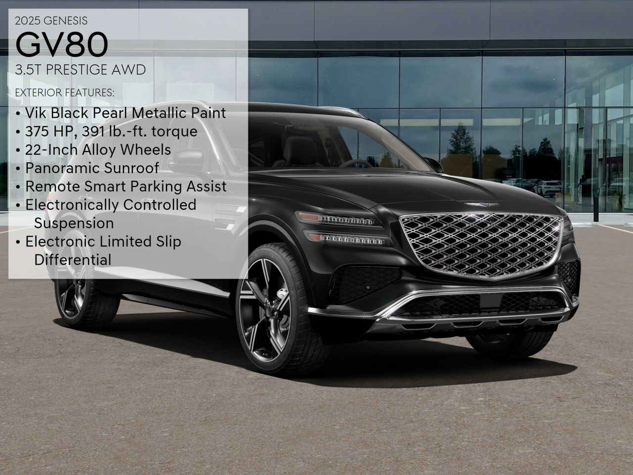 2025 Genesis GV80 3.5T Prestige AWD photo 3