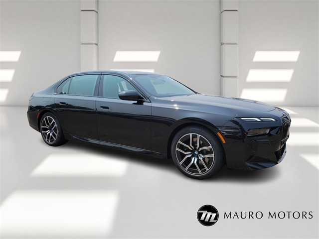 New 2025 Black BMW 740i xDrive image 1