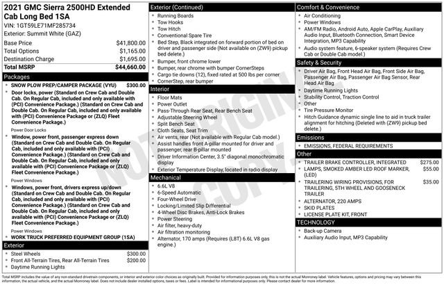 2021 GMC Sierra 2500HD Base's photo