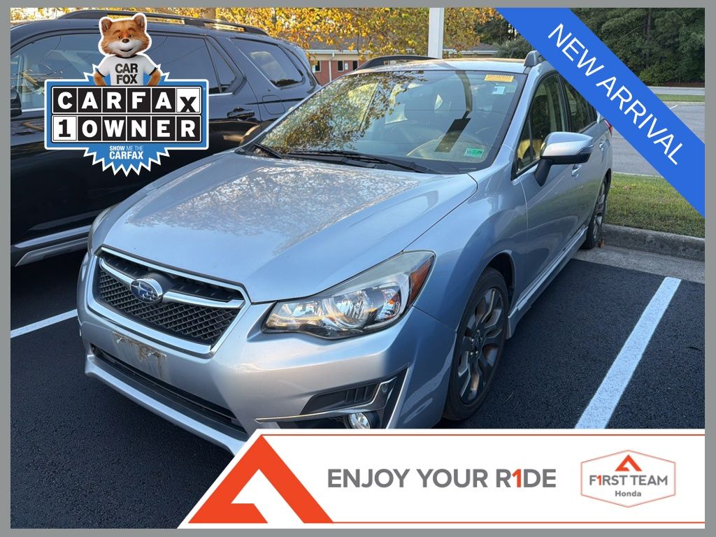 2015 Subaru Impreza 2.0I Sport Premium
