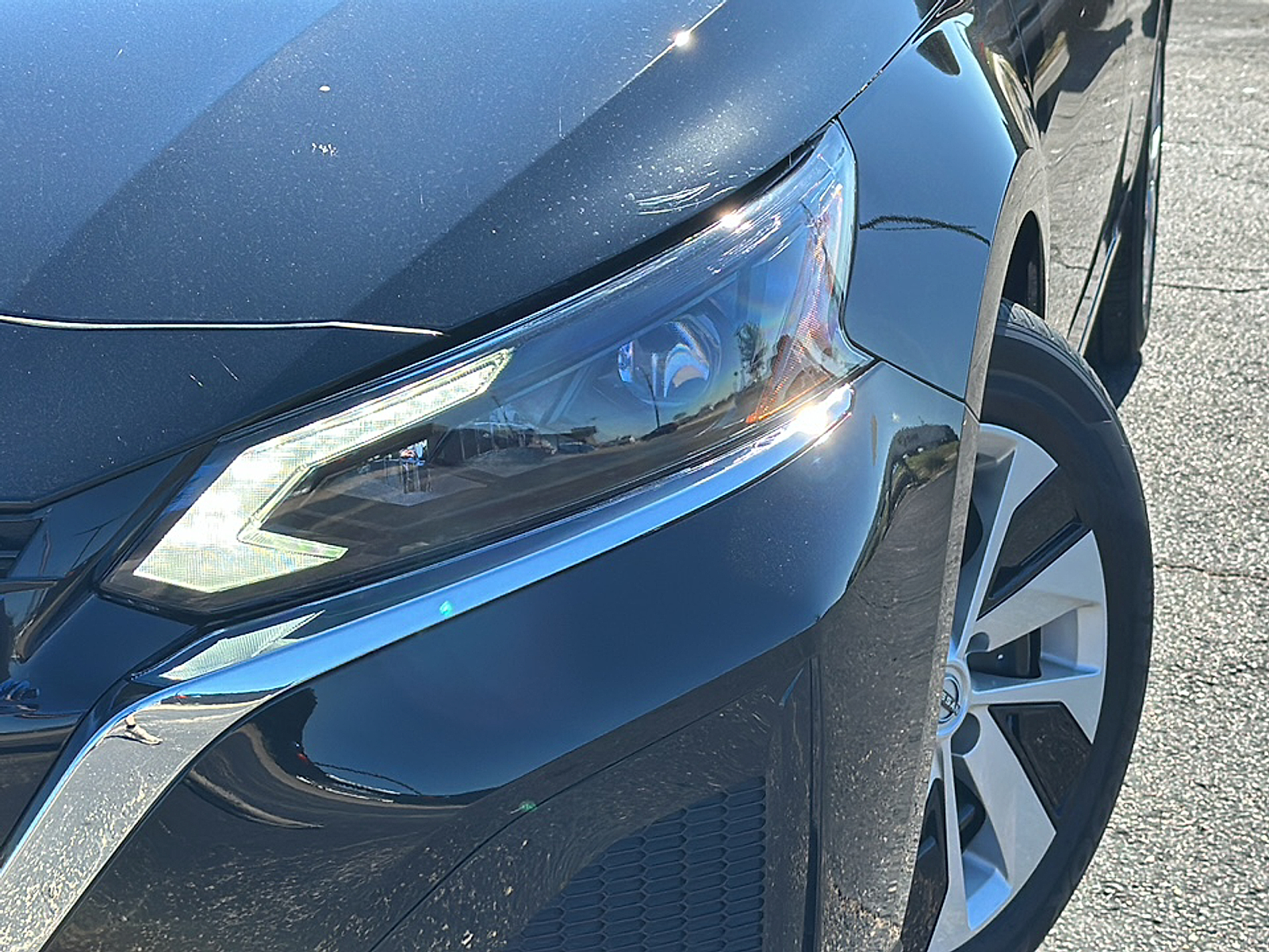 New 2025 Super Black Nissan S FWD image 3