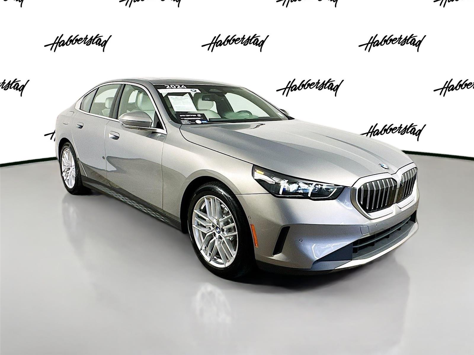 Certified Used 2024 GREY BMW 530i xDrive image 3