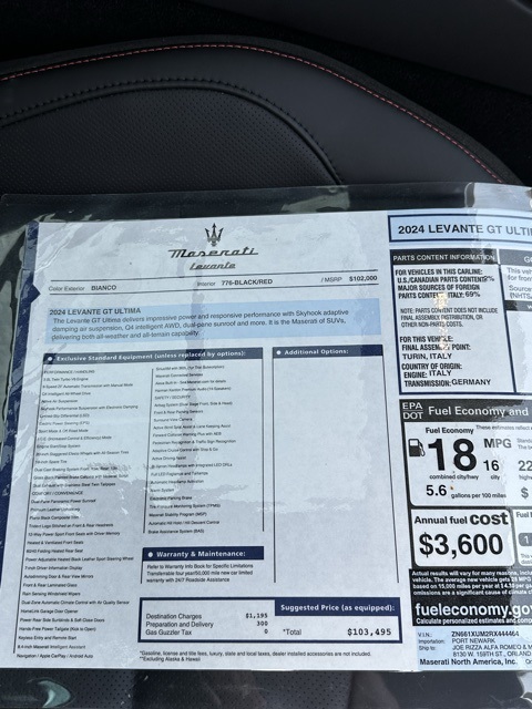 2024 Maserati Levante GT photo 33