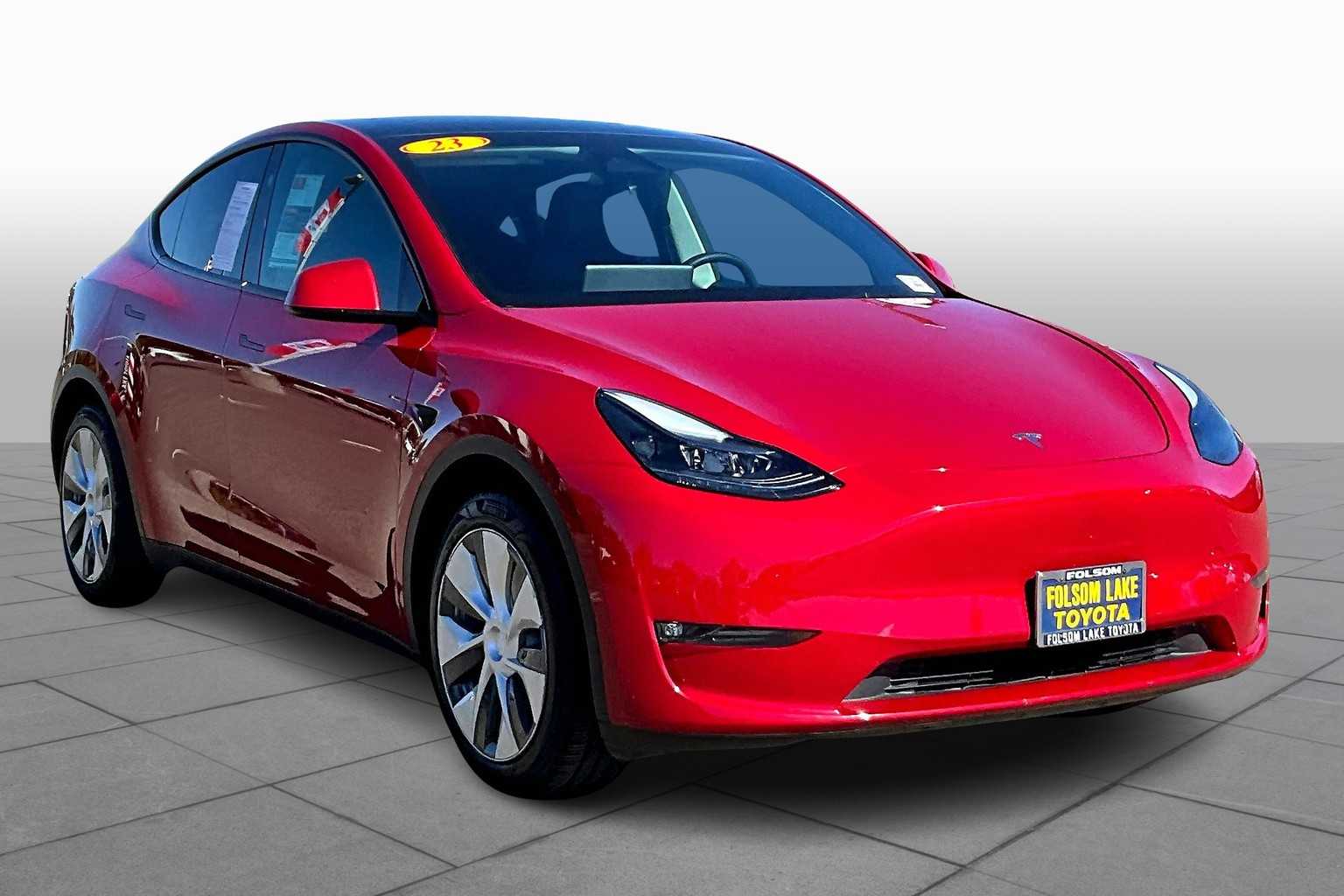 Used 2023 Tesla Model Y Long Range with VIN 7SAYGDEE7PF812002 for sale in Kansas City