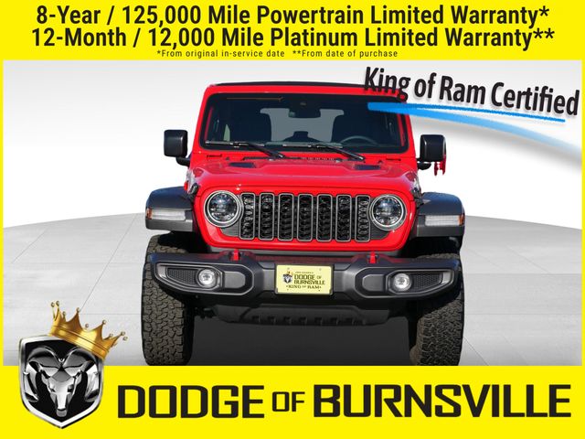 Used 2025 Jeep Wrangler 4-Door Rubicon with VIN 1C4PJXFG5SW501460 for sale in Burnsville, Minnesota