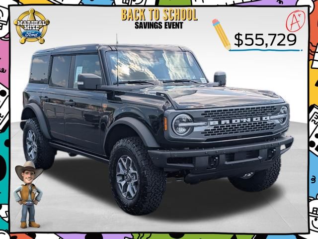 New 2025 Shadow Black Ford Badlands image 1