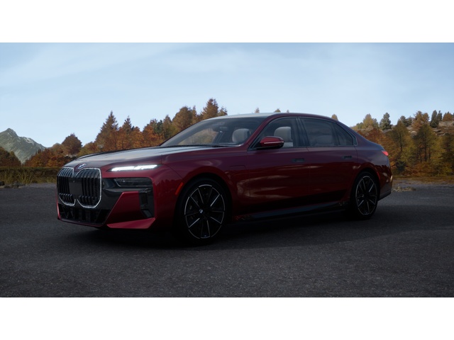 New 2026 Red BMW 750e image 1