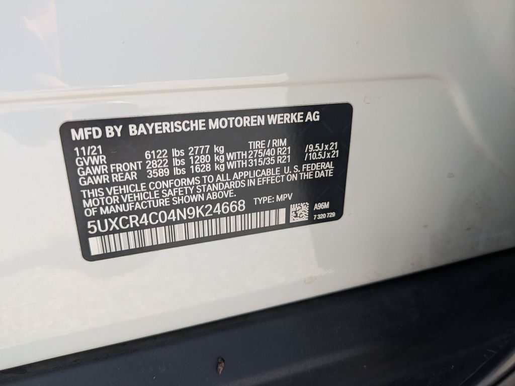 2022 Bmw X5 sDrive40i photo 30