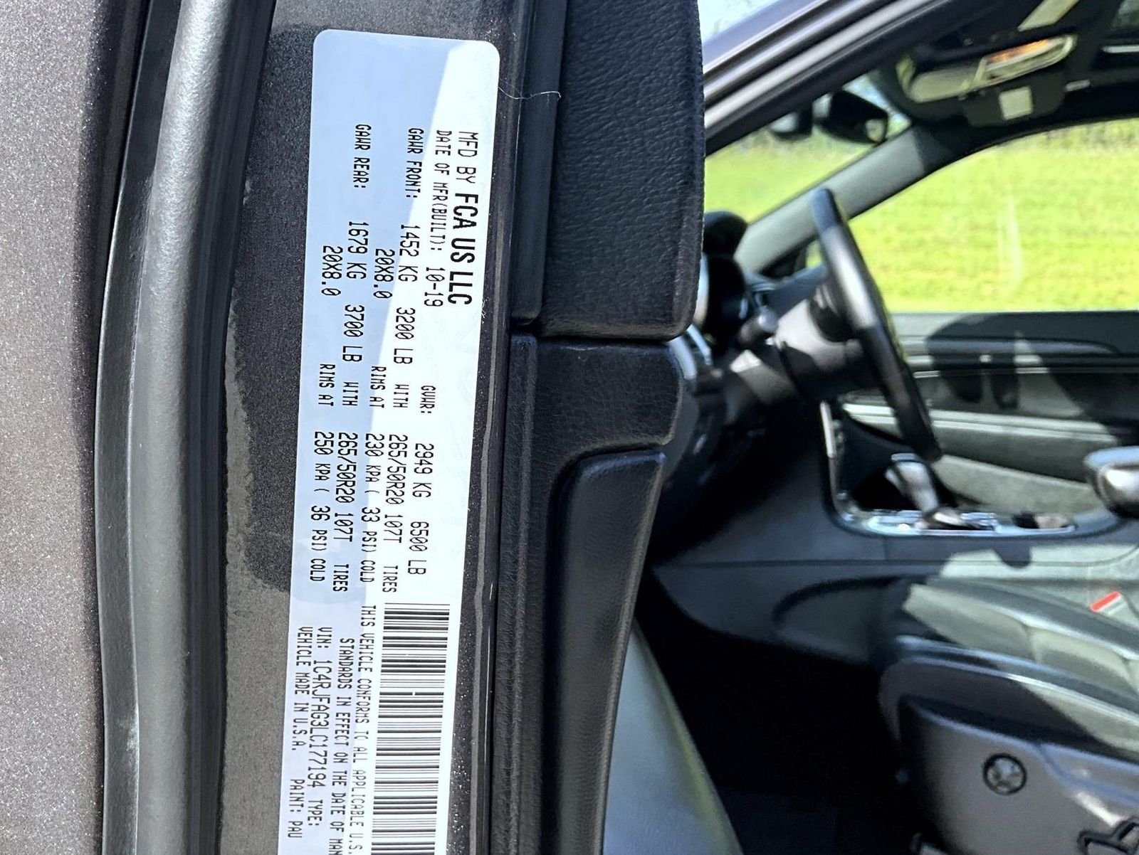 2020 Jeep Grand Cherokee Altitude photo 22