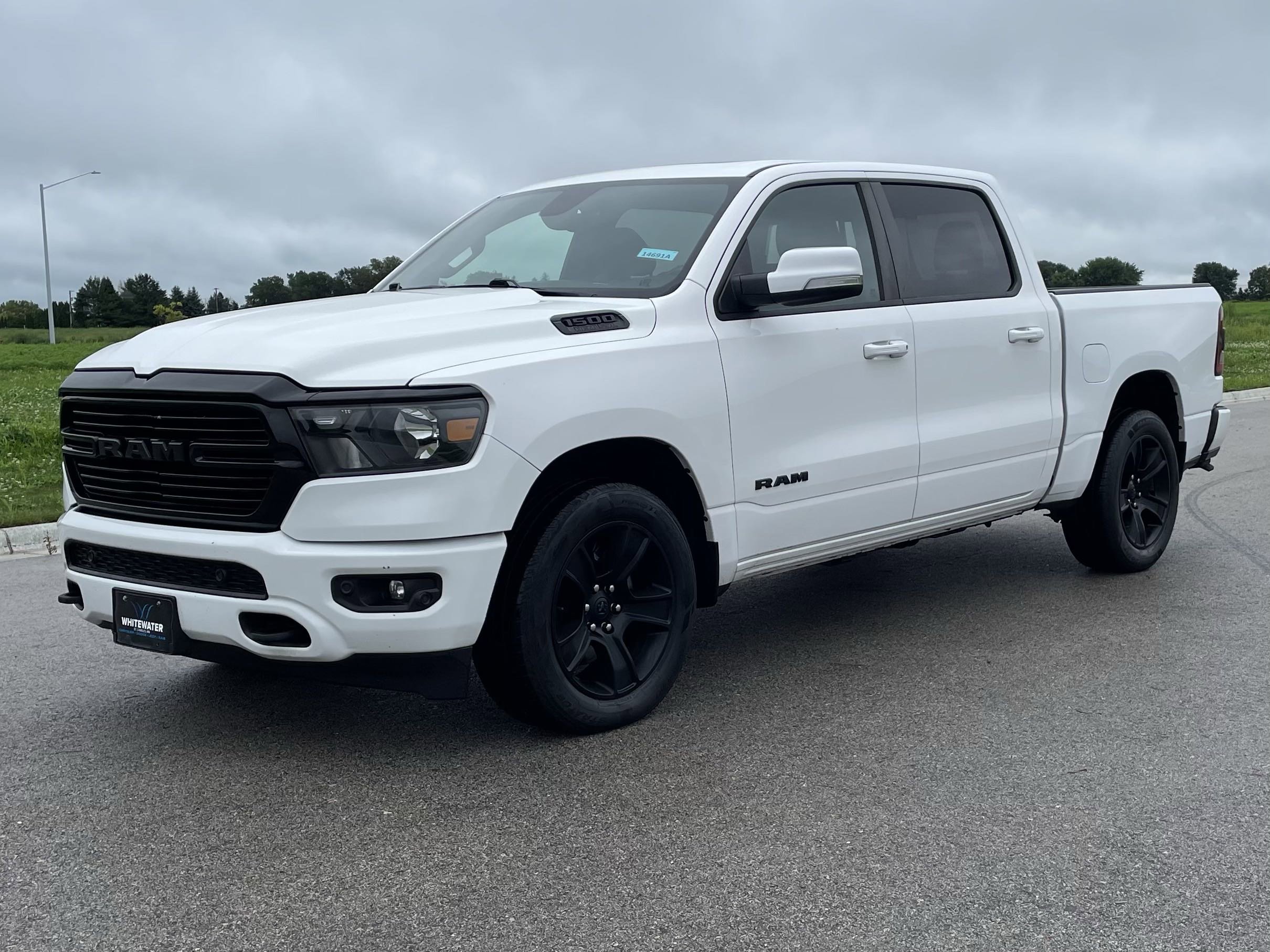 Used 2020 RAM Ram 1500 Pickup Big Horn/Lone Star with VIN 1C6SRFFTXLN155155 for sale in Burnsville, Minnesota