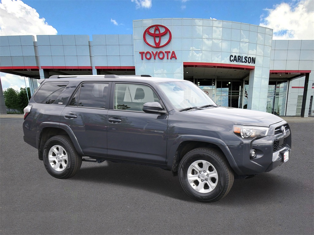 Certified 2024 Toyota 4Runner SR5 with VIN JTEMU5JR7R6278545 for sale in Minneapolis, Minnesota