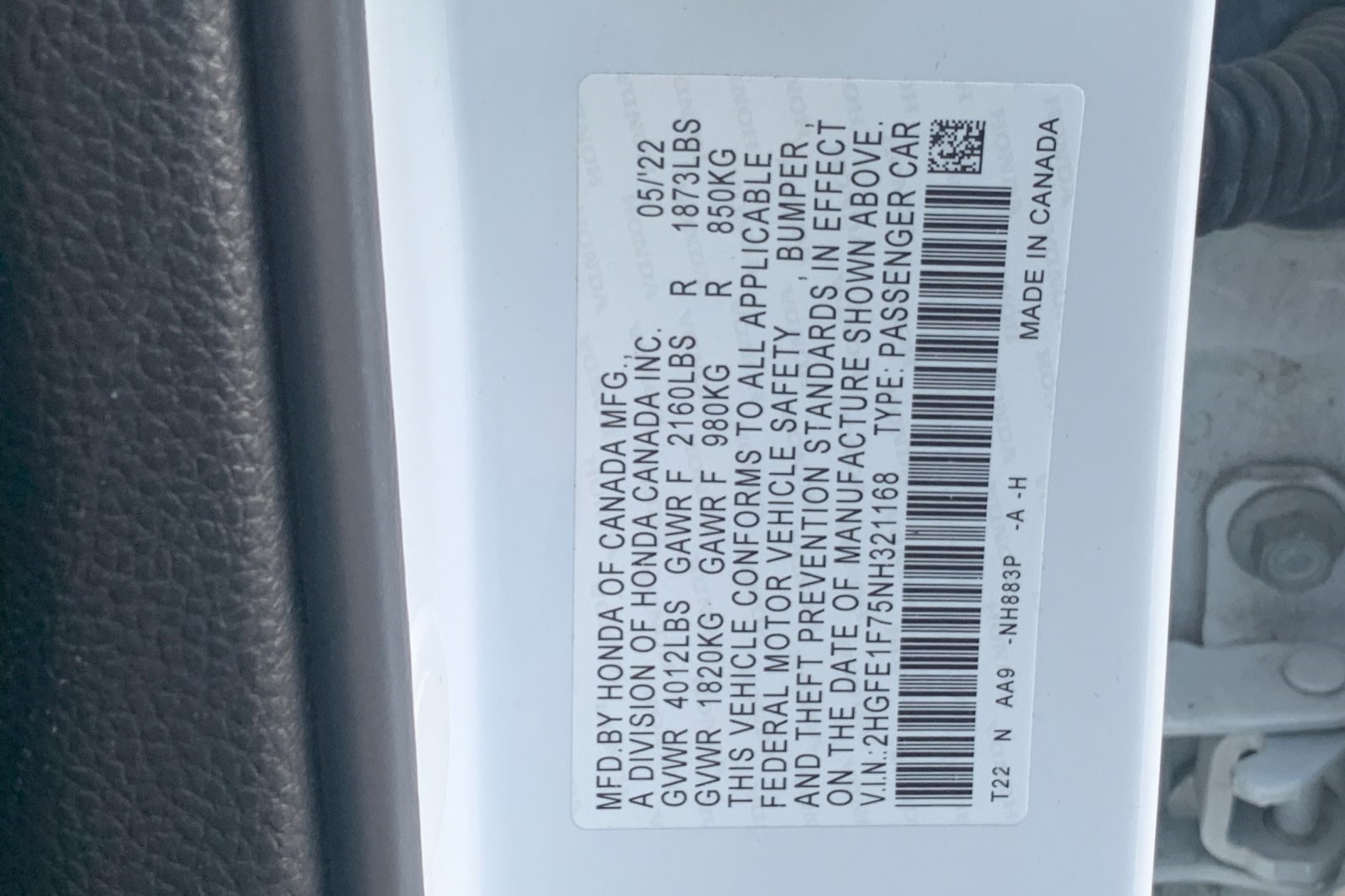 2022 Honda Civic EX photo 34