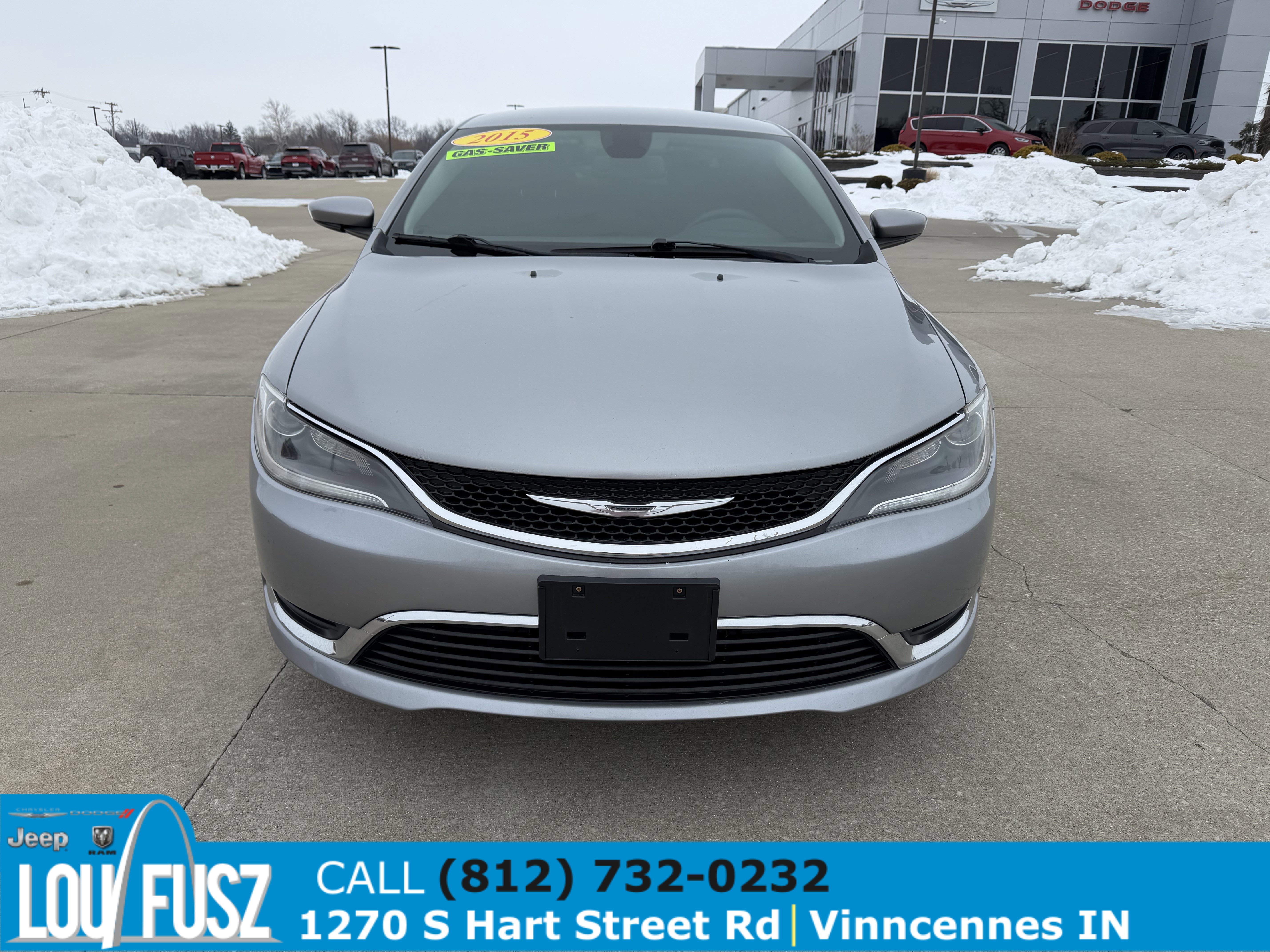 Used 2015 Chrysler 200 Limited with VIN 1C3CCCAB6FN702863 for sale in Vincennes, IN