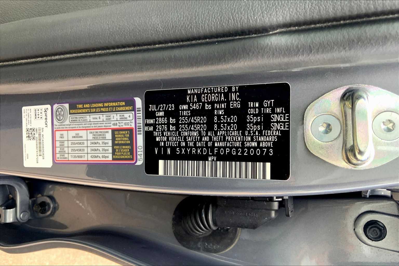 2023 Kia Sorento SX Prestige photo 60